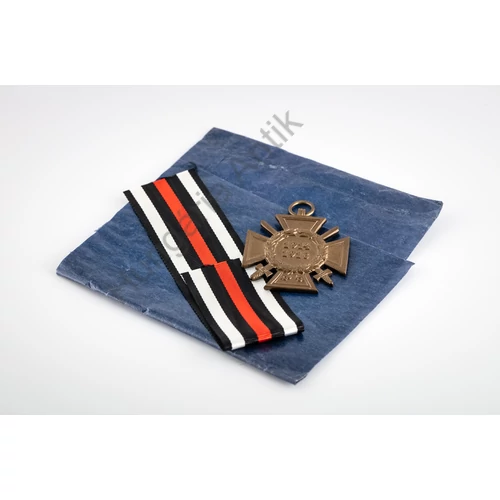 A Világháború Becsületkeresztje Frontharcosok Számára 1914/1918 Tasakjában - Ehrenkreuz Des Weltkrieges Für Frontkämpfer 1914/1918 Mit Tüte