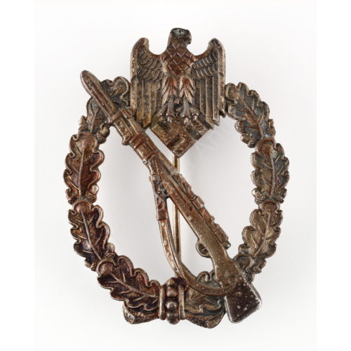 Német Gyalogsági Rohamjelvény Bronz Fokozata - Infanterie-Sturmabzeichen Bronze - "Deschler & Sohn"