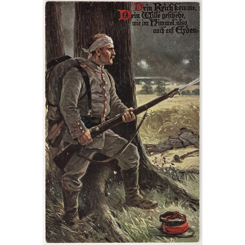 Német Patrióta Képeslap - Patriotische Postkarte