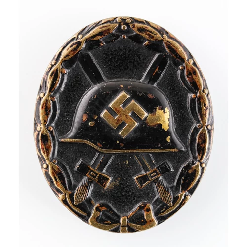 Német Fekete Sebesülési Jelvény - Verwundetenabzeichen Schwarz - "Káosz Mintázat" 