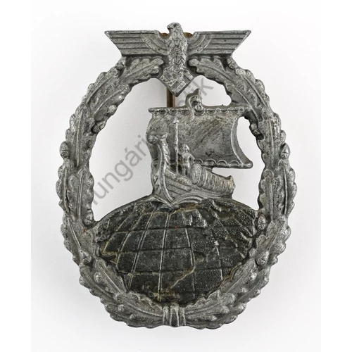 Német Segédcirkáló Hadijelvény  - Kriegsabzeichen Für Hilfskreuzer - "Rudeolf Souval"