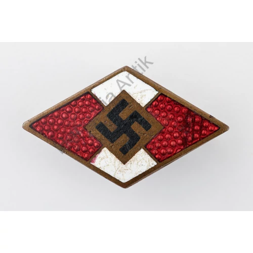 Német Hitlerjugend Tagsági Jelvény - HJ-Mitglied Abzeichen - "RZM M1/136"
