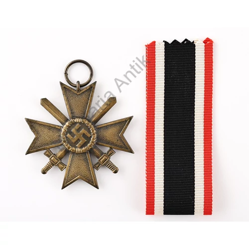 Német Háborús Érdemkereszt Kardokkal - Kriegsverdienstkreuz 2. Klasse Mit Schwertern - Fritz Zimmermann"