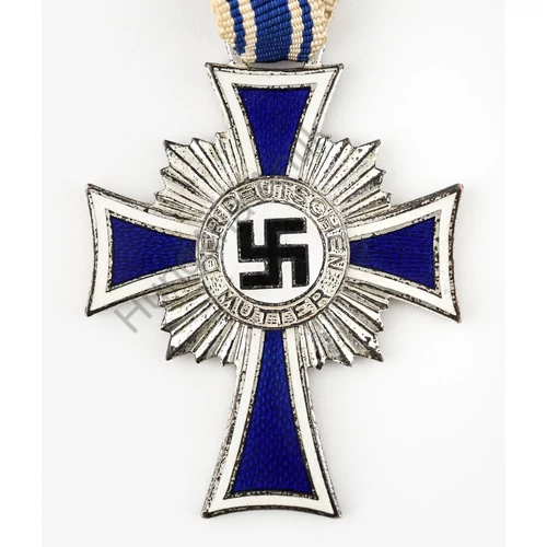 A Német Anya Becsületkeresztjének Ezüst Fokozata - Ehrenkreuz Der Deutschen Mutter 2. Stf. Silber