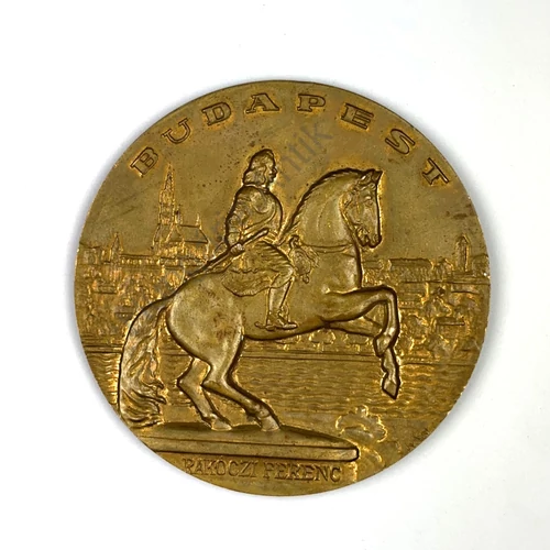 Bronz Emlékplakett – Budapest – Rákóczi Ferenc