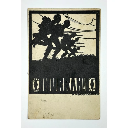 Hurrah! - Osztrák-Magyar Propaganda Képeslap