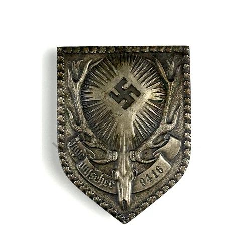 Német Hivatásos Vadászok És Vadőrök Szolgálati Jelvénye - Dienstabzeichen für Berufsjäger und Jagdaufseher 