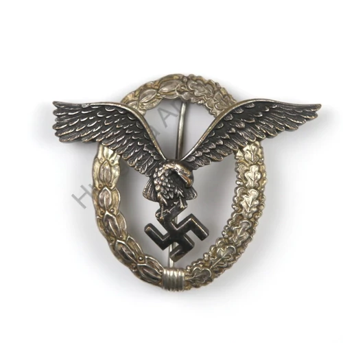 Német Második Világháborús Pilótajelvény - Flugzeugführerabziehen - "Berg & Nolte"