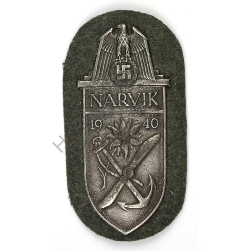 Német Narvik Hadjárati Pajzs - Ärmelschild Narvik