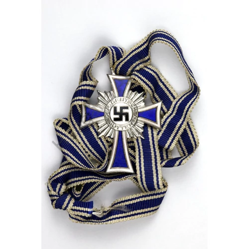 A Német Anya Becsületkeresztjének Ezüst Fokozata - Ehrenkreuz Der Deutschen Mutter 2. Stf. Silber