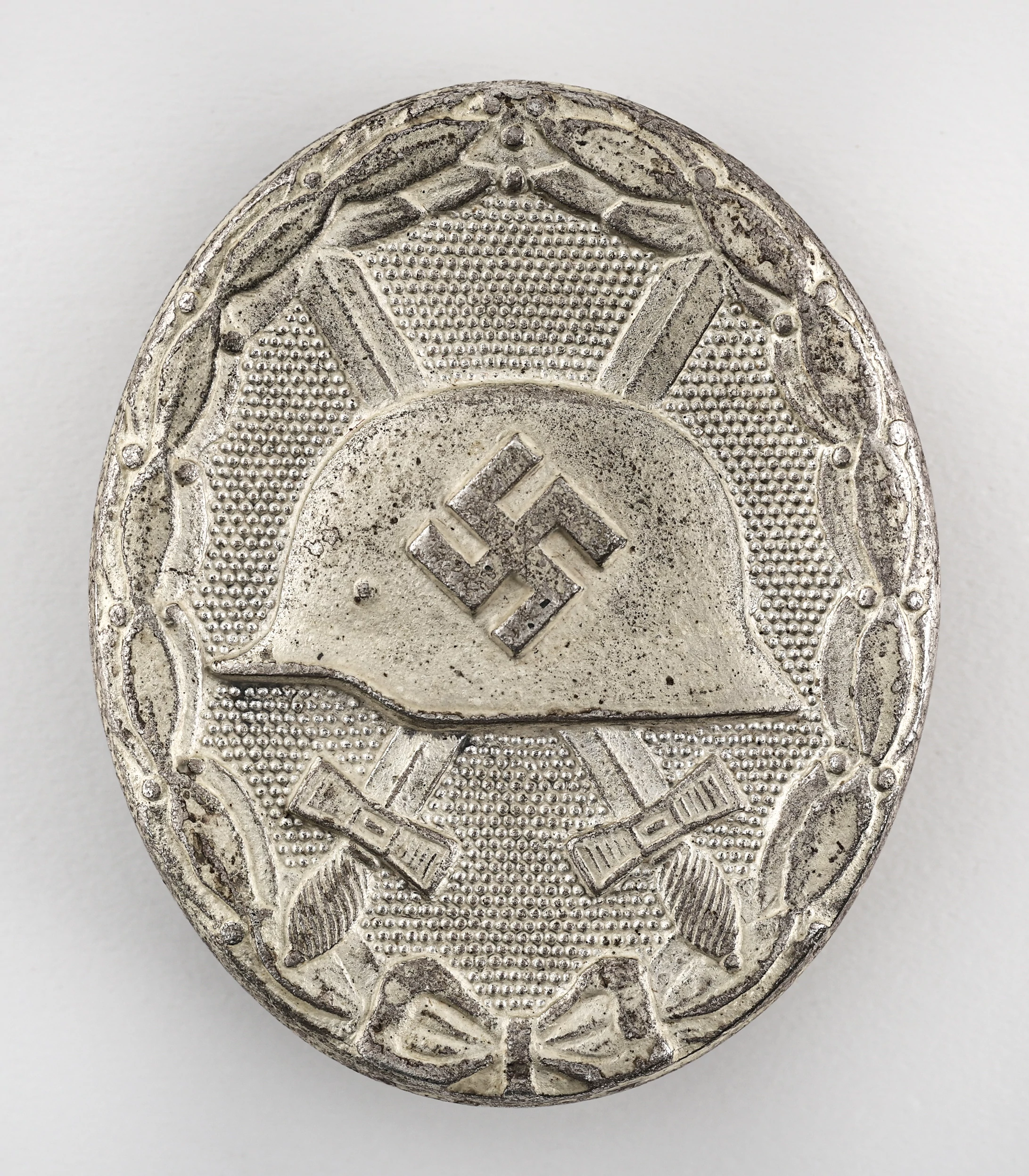 Német Második Világháborús Ezüst Sebesülési Jelvény - Verwundetenabzeichen Silber - 